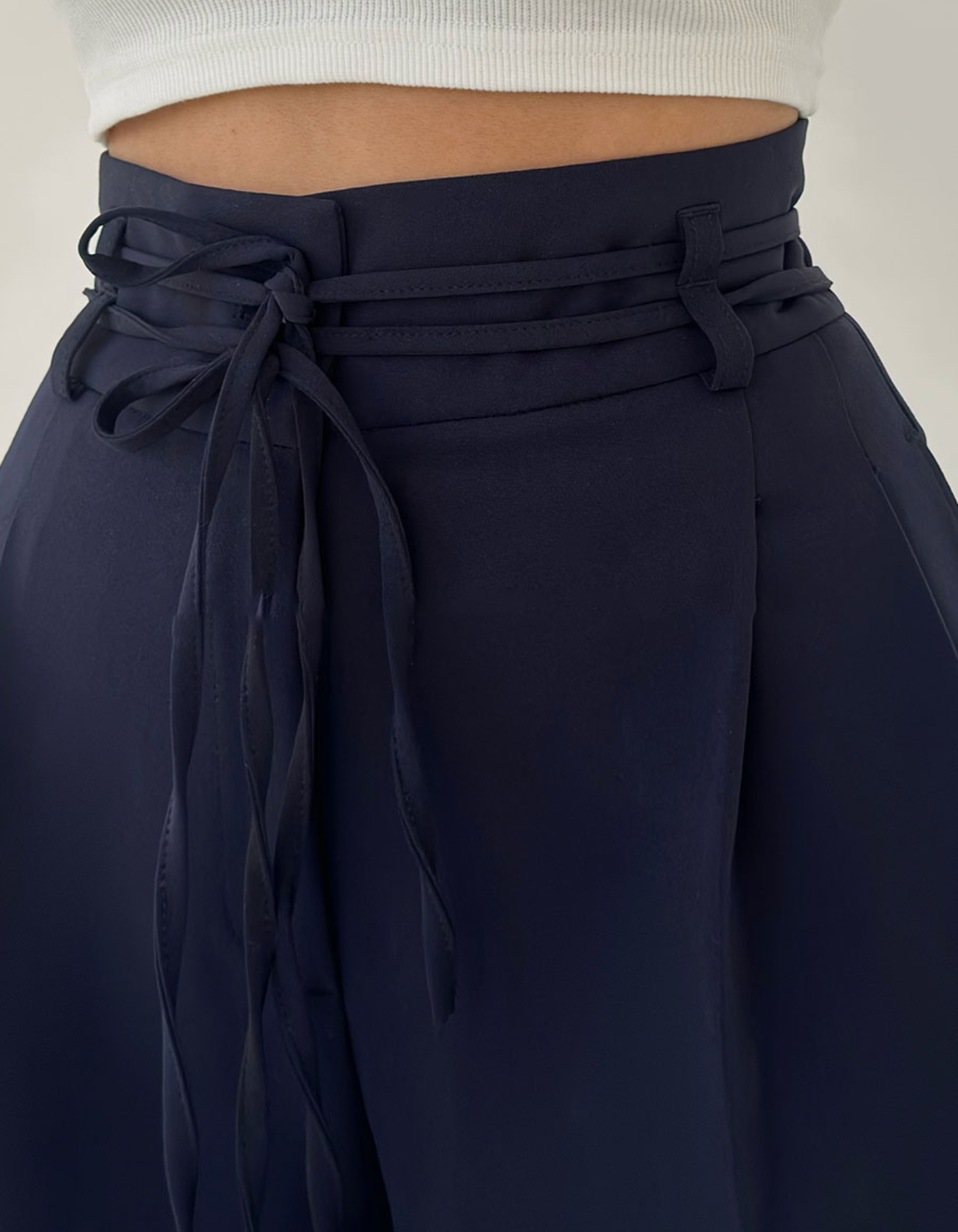 Vittoria – Elegancka sylwetka – Spodnie z wysokim stanem-15298092368197-Róża Kwiatowa