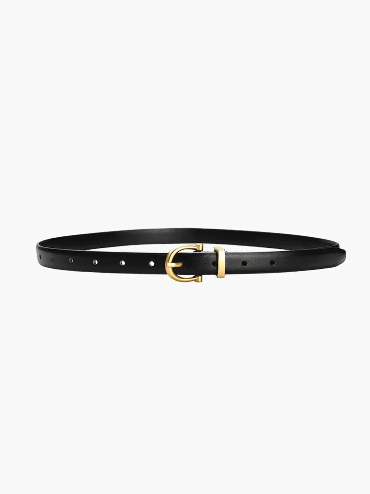 Althea – Minimalistyczny czarny design – Pasek z klamrą-15216233775429-Róża Kwiatowa