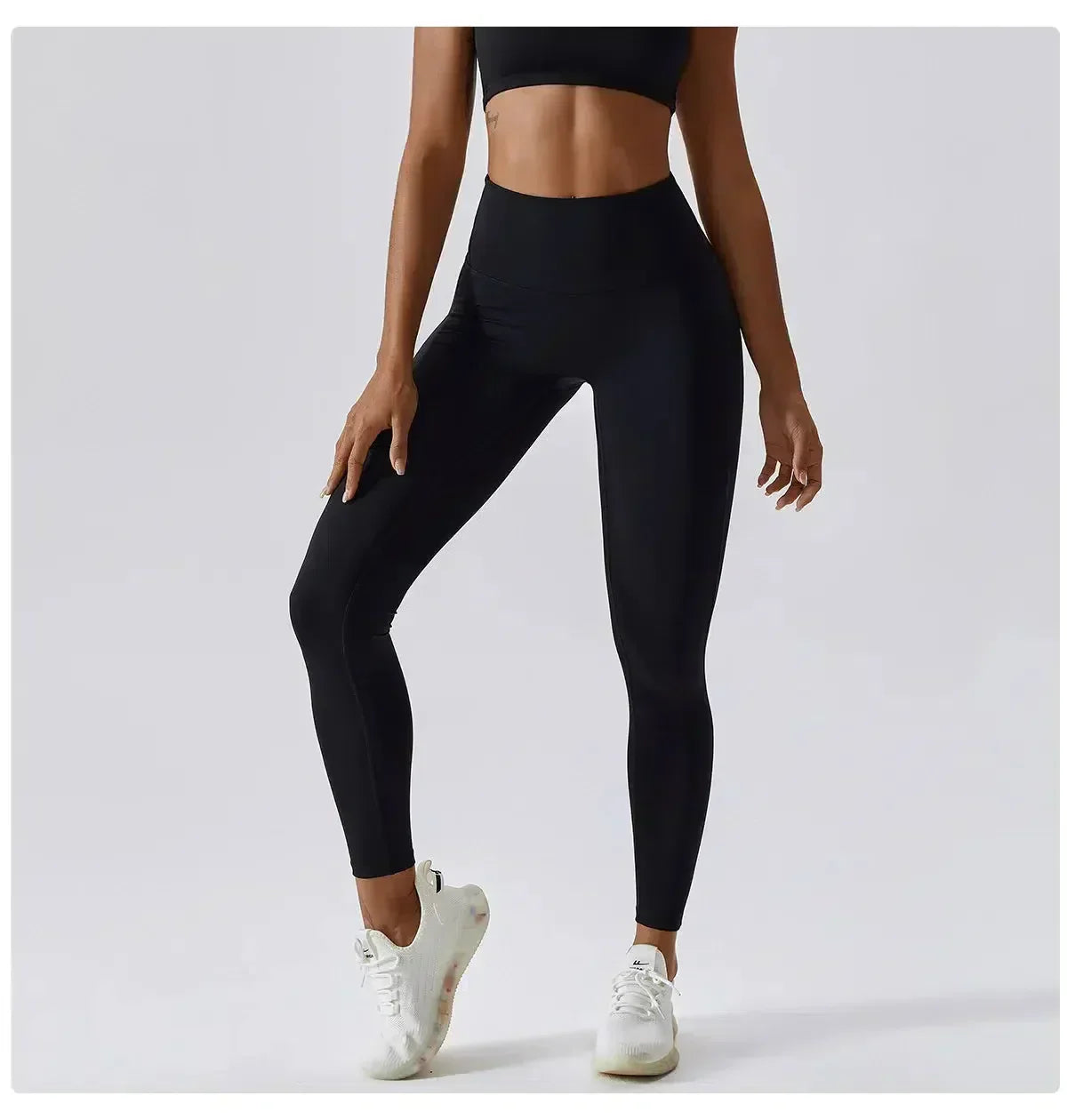 Ambra – Materiał o wysokiej elastyczności – Legginsy treningowe push-up-15216290332997-Róża Kwiatowa