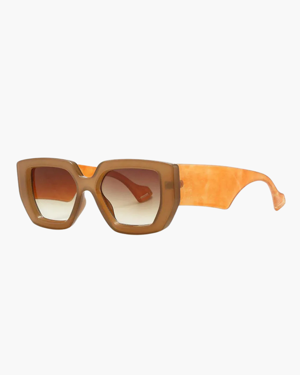 Annalise – Soczewki z ochroną UV – Okulary przeciwsłoneczne kwadratowe-15216210248005-Róża Kwiatowa
