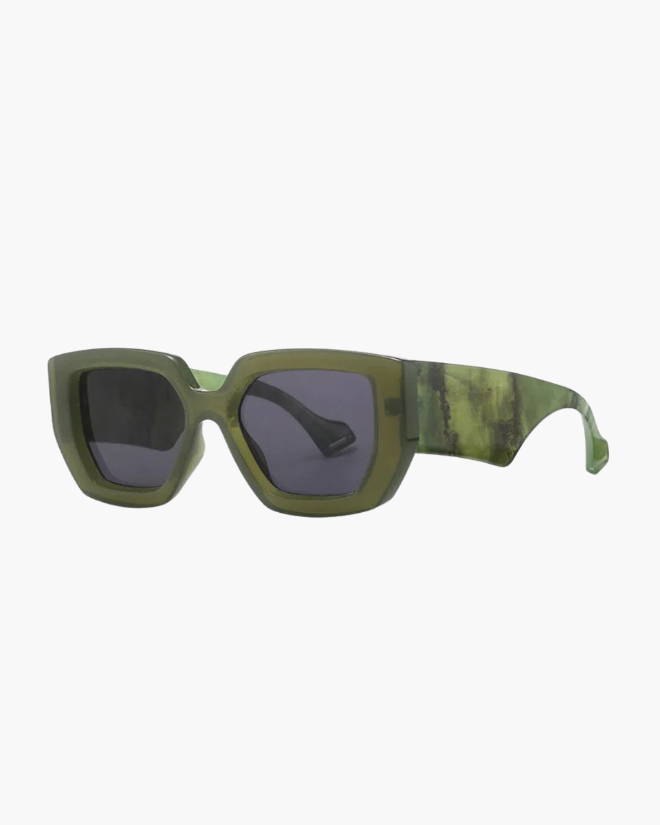 Annalise – Soczewki z ochroną UV – Okulary przeciwsłoneczne kwadratowe-15216210248005-Róża Kwiatowa
