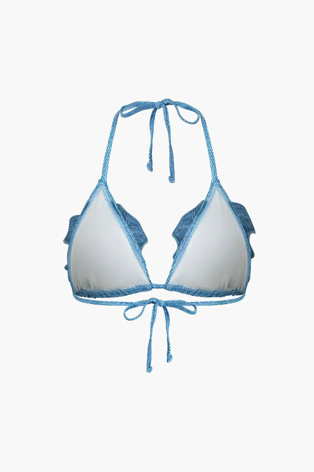 Aquaria – Odważny design – Zestaw bikini z dżinsu-15216252682565-Róża Kwiatowa