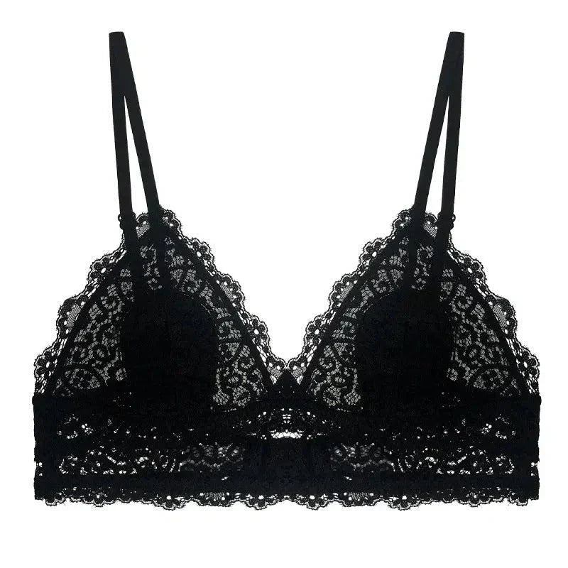 Avelia – Koronkowe ramiączka – Bralette-15216277684549-Róża Kwiatowa