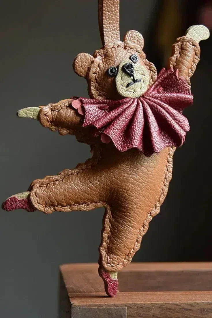 Ballet Bear – Elegancki wzór – Zawieszka do torebki-15216245080389-Róża Kwiatowa