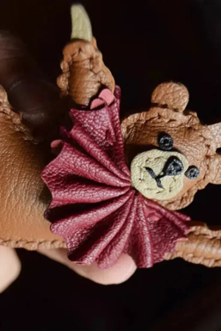 Ballet Bear – Elegancki wzór – Zawieszka do torebki-15216245080389-Róża Kwiatowa
