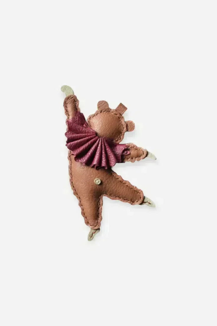 Ballet Bear – Elegancki wzór – Zawieszka do torebki-15216245080389-Róża Kwiatowa