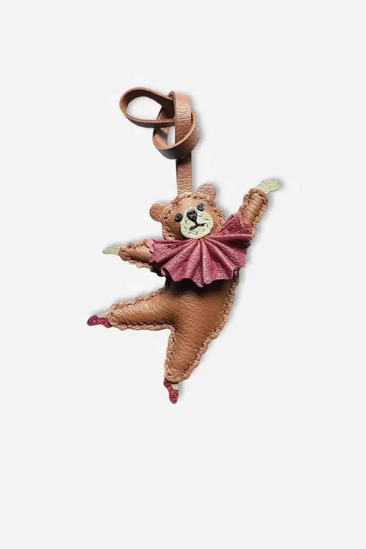Ballet Bear – Elegancki wzór – Zawieszka do torebki-15216245080389-Róża Kwiatowa