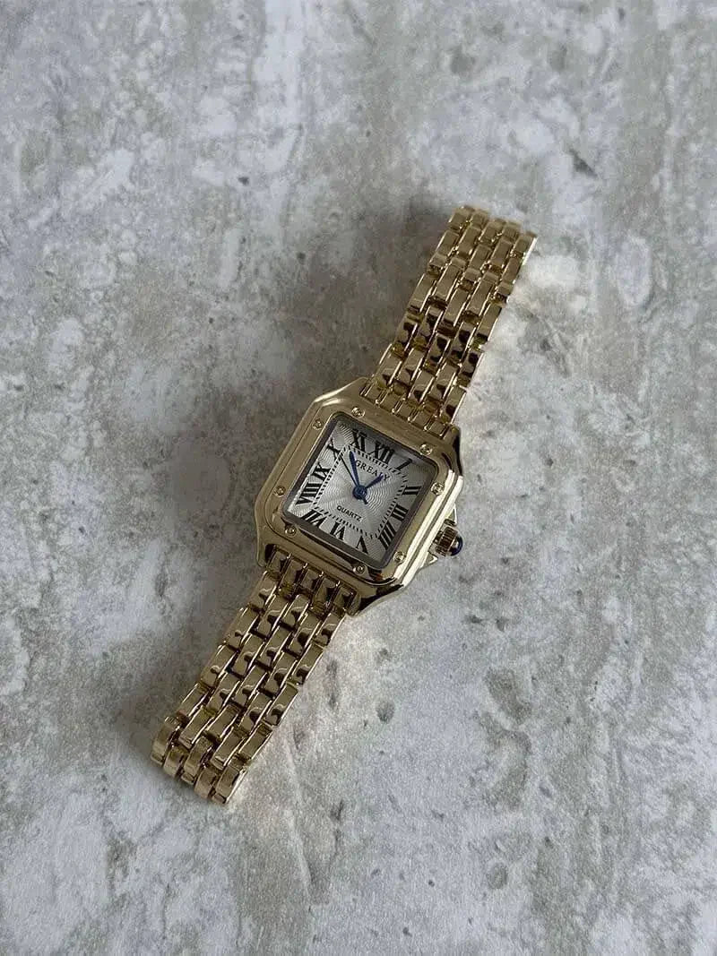 Belluno – Tarcza z cyframi rzymskimi – Zegarek vintage-15216224403781-Róża Kwiatowa