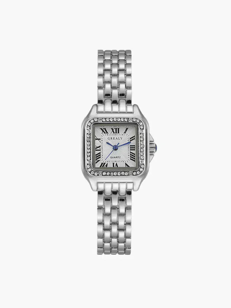 Belluno – Tarcza z cyframi rzymskimi – Zegarek vintage-15216224403781-Róża Kwiatowa