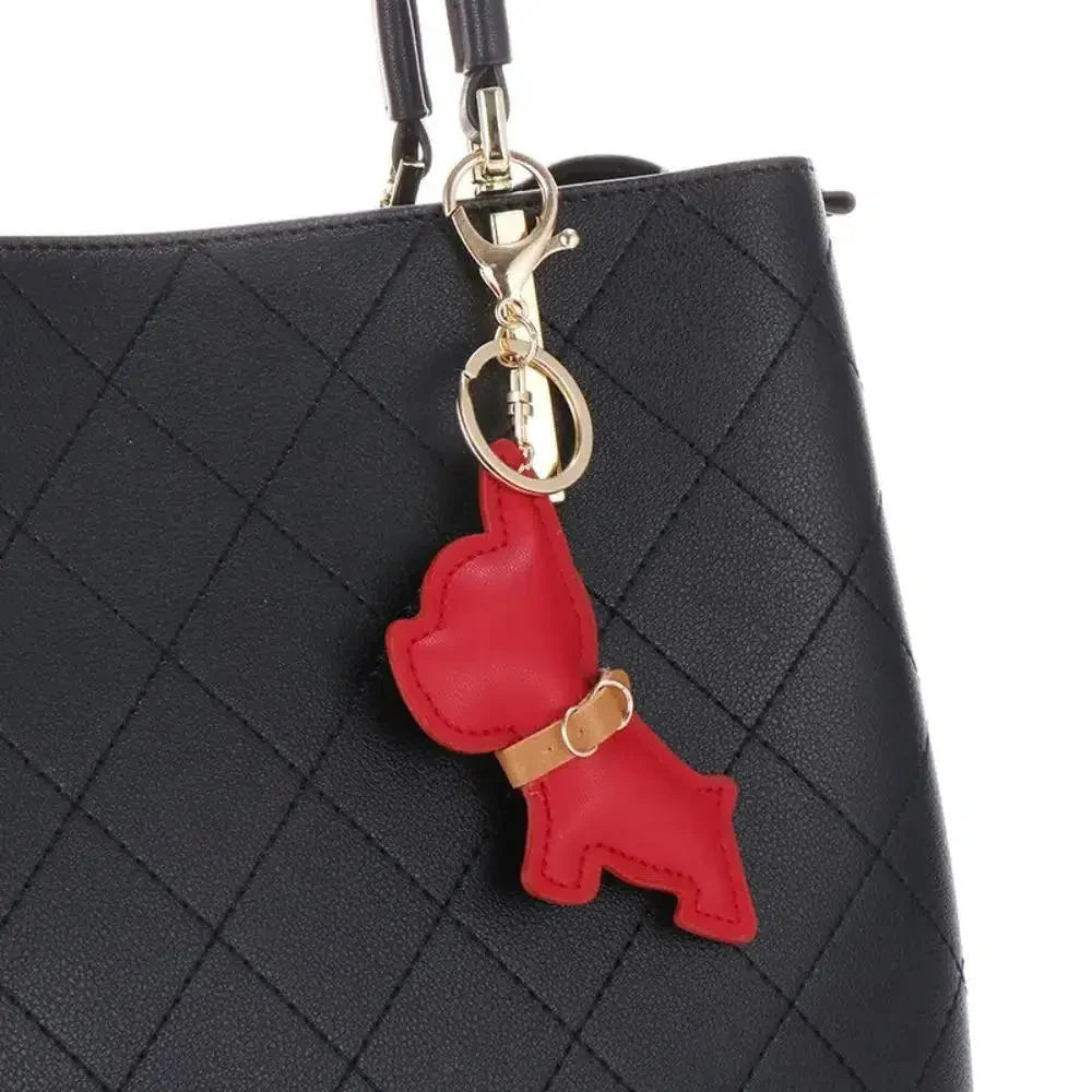 Bulldog – Uroczy wzór – Zawieszka do torebki-15216248160581-Róża Kwiatowa