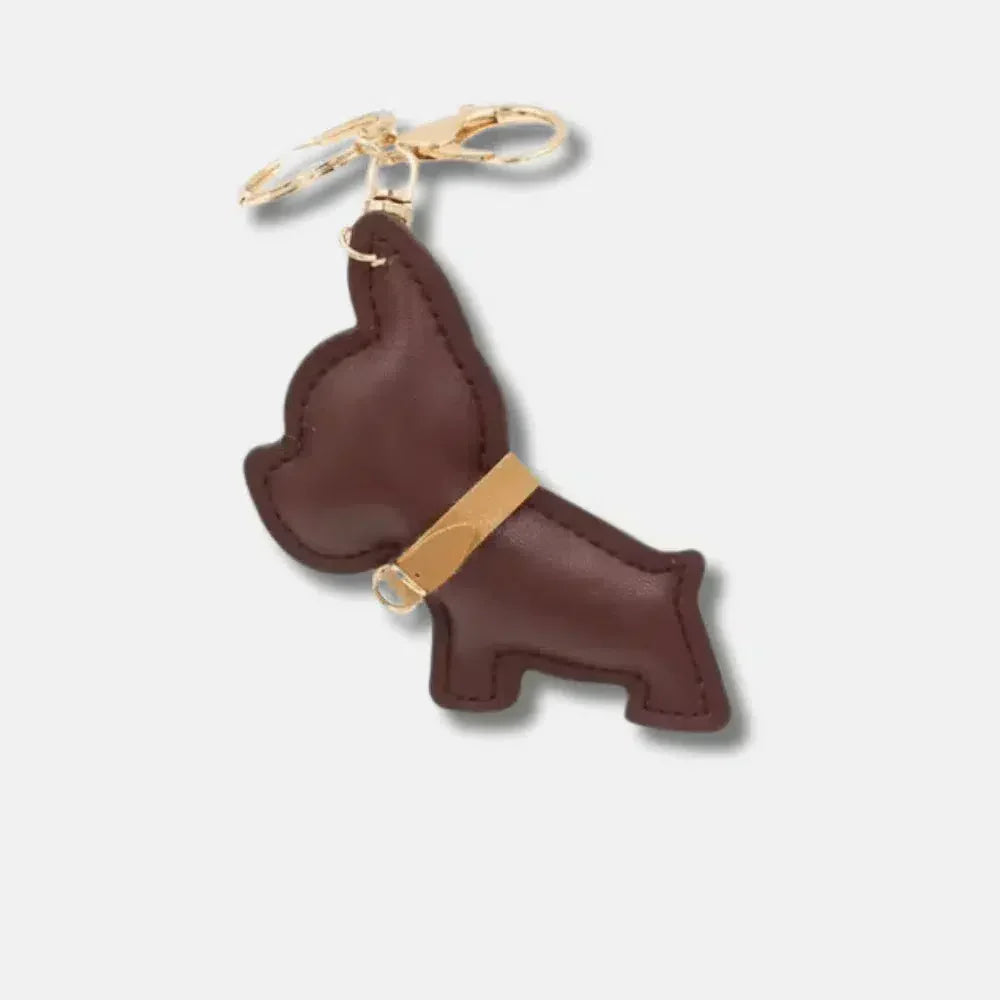 Bulldog – Uroczy wzór – Zawieszka do torebki-15216248160581-Róża Kwiatowa