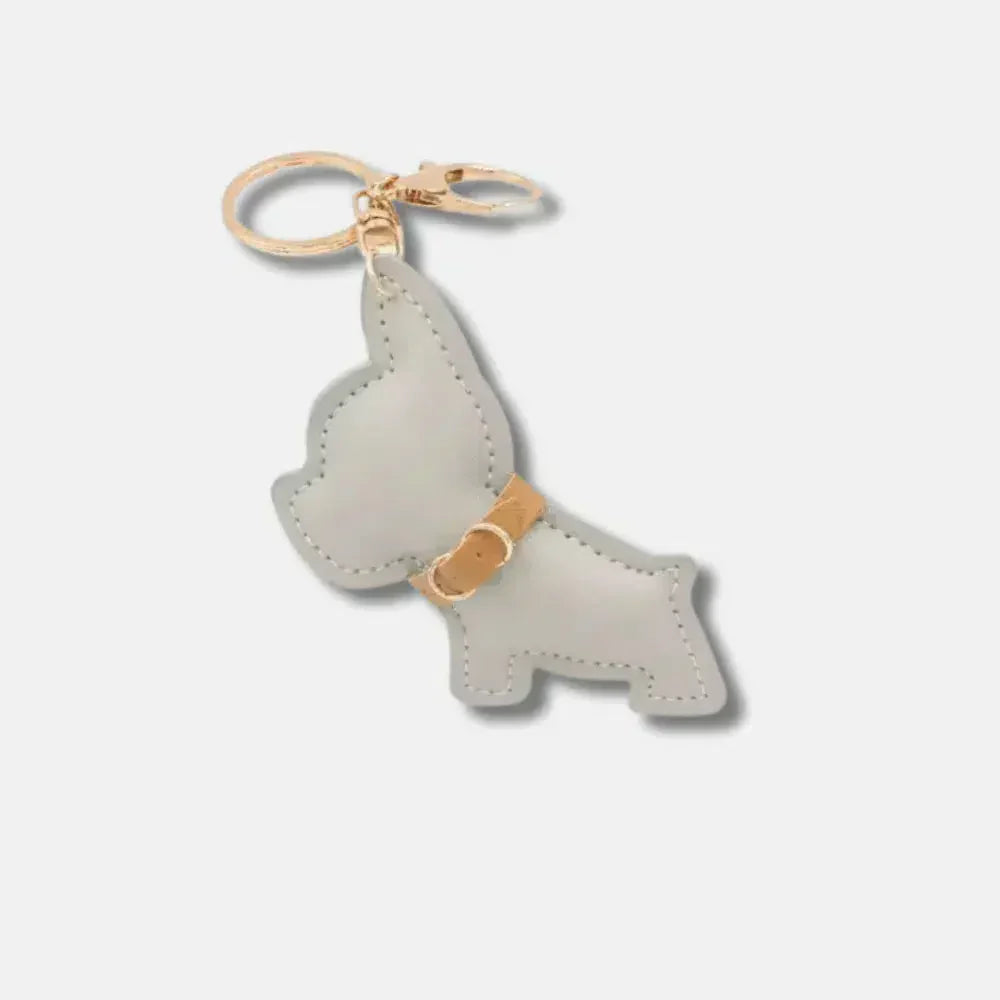 Bulldog – Uroczy wzór – Zawieszka do torebki-15216248160581-Róża Kwiatowa