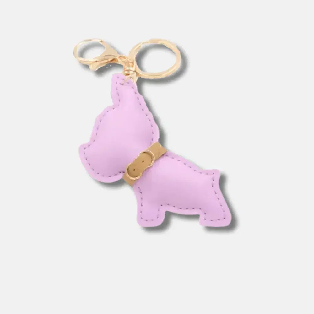 Bulldog – Uroczy wzór – Zawieszka do torebki-15216248160581-Róża Kwiatowa