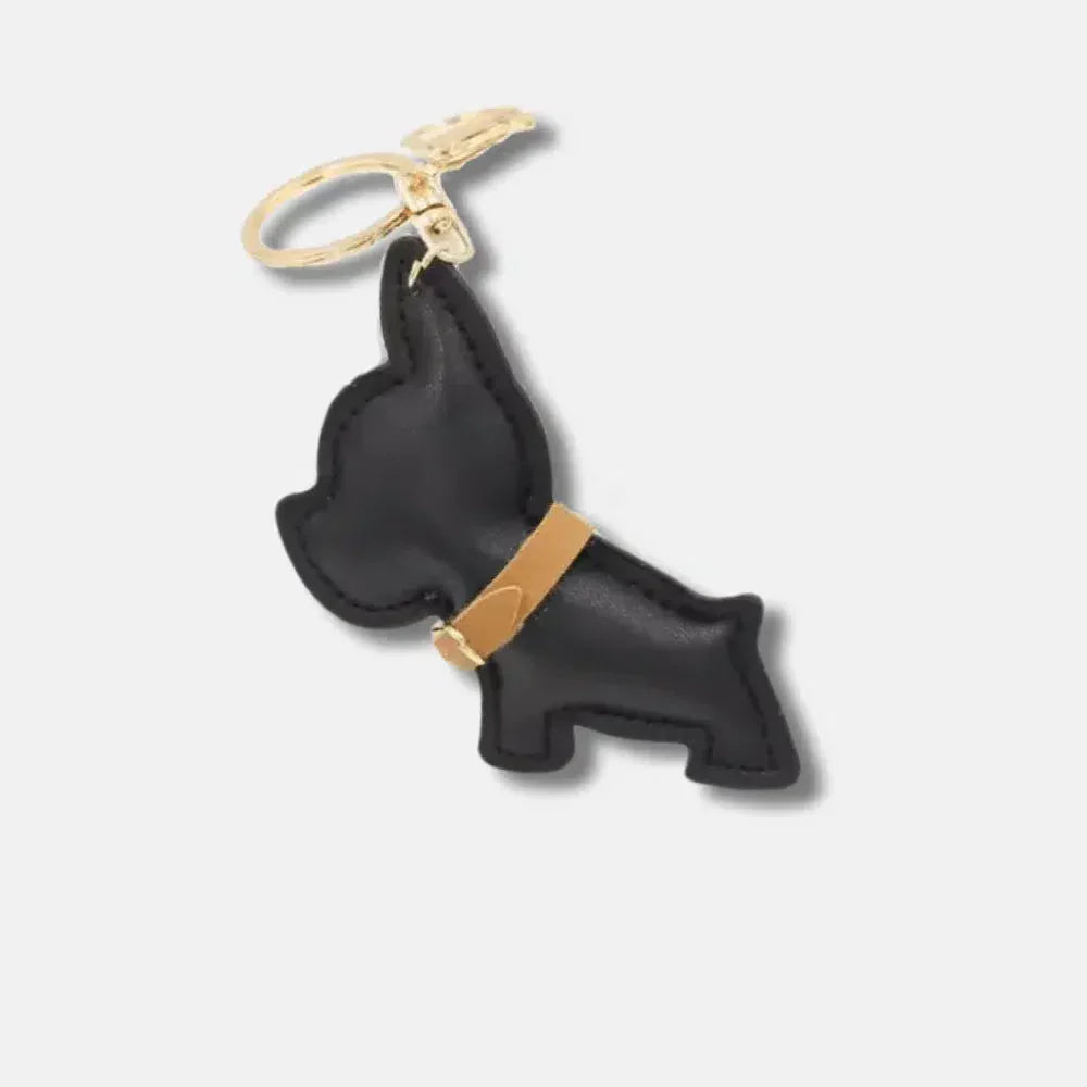 Bulldog – Uroczy wzór – Zawieszka do torebki-15216248160581-Róża Kwiatowa