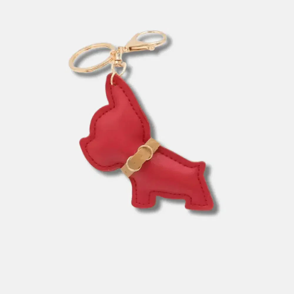 Bulldog – Uroczy wzór – Zawieszka do torebki-15216248160581-Róża Kwiatowa