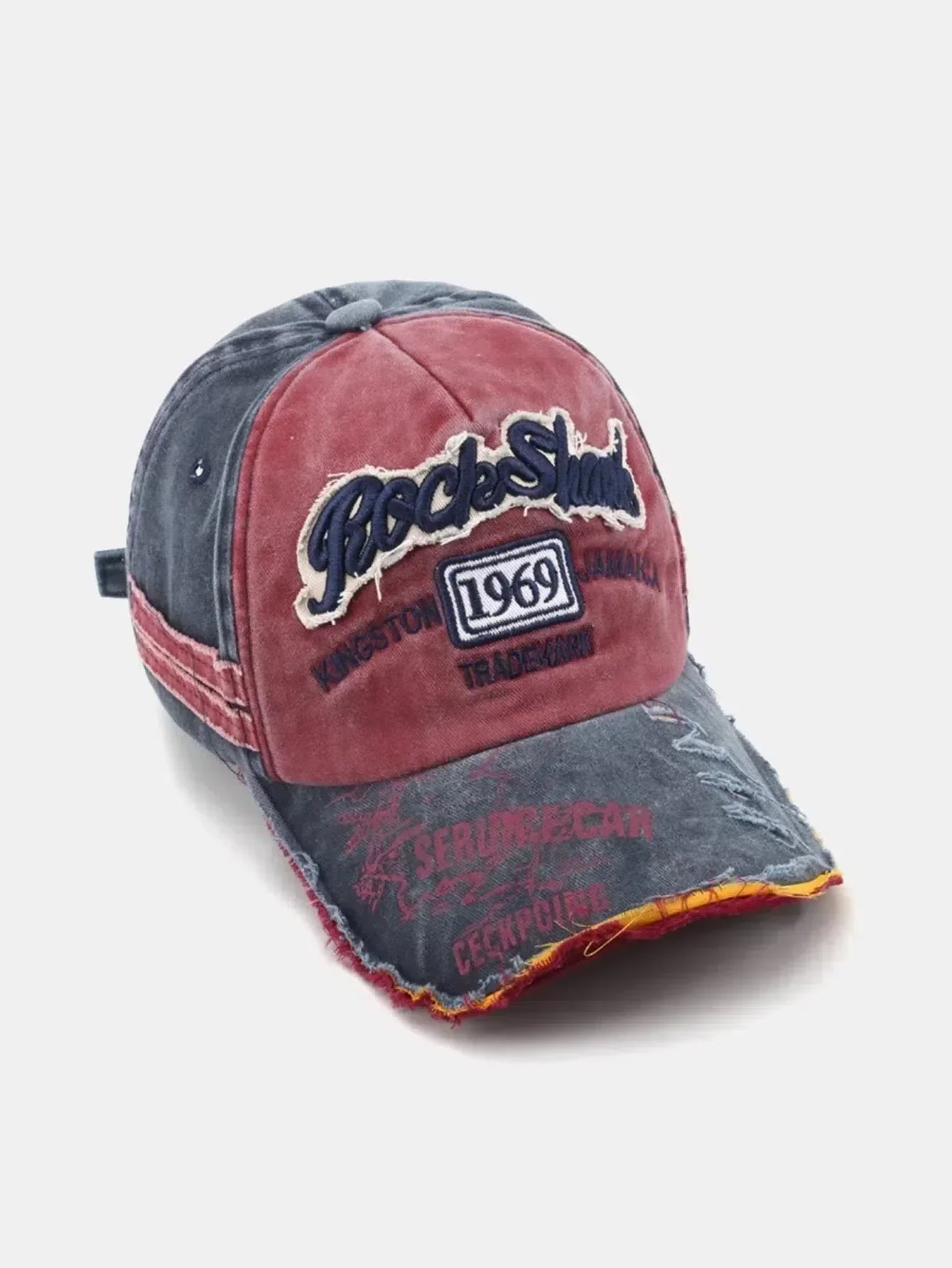 Carivelle – Wykończenie washed 1969 – Czapka z daszkiem-15216236626245-Róża Kwiatowa