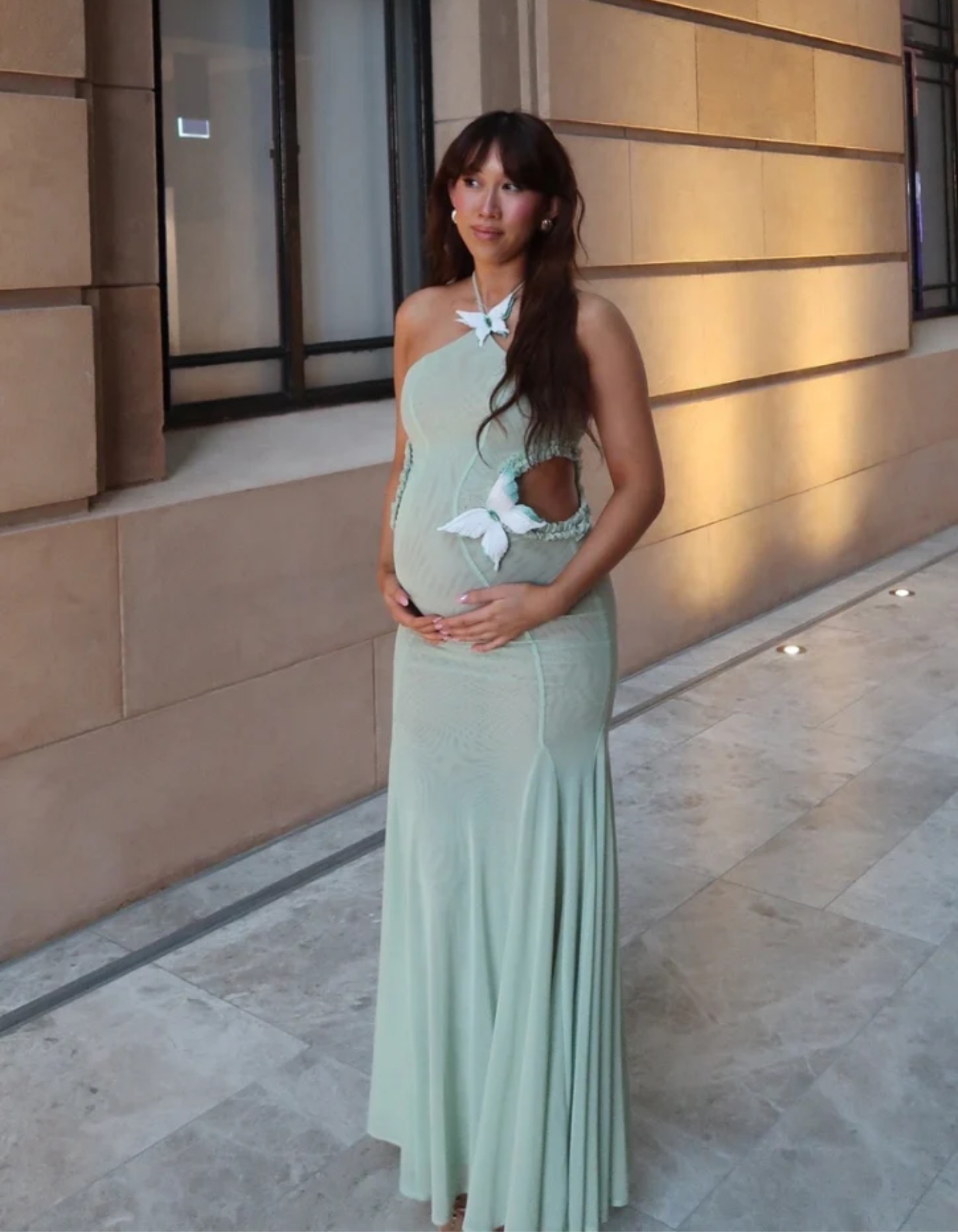 Carla – Bezwysiłkowy glamour – Suknia ciążowa-15216446472517-Róża Kwiatowa