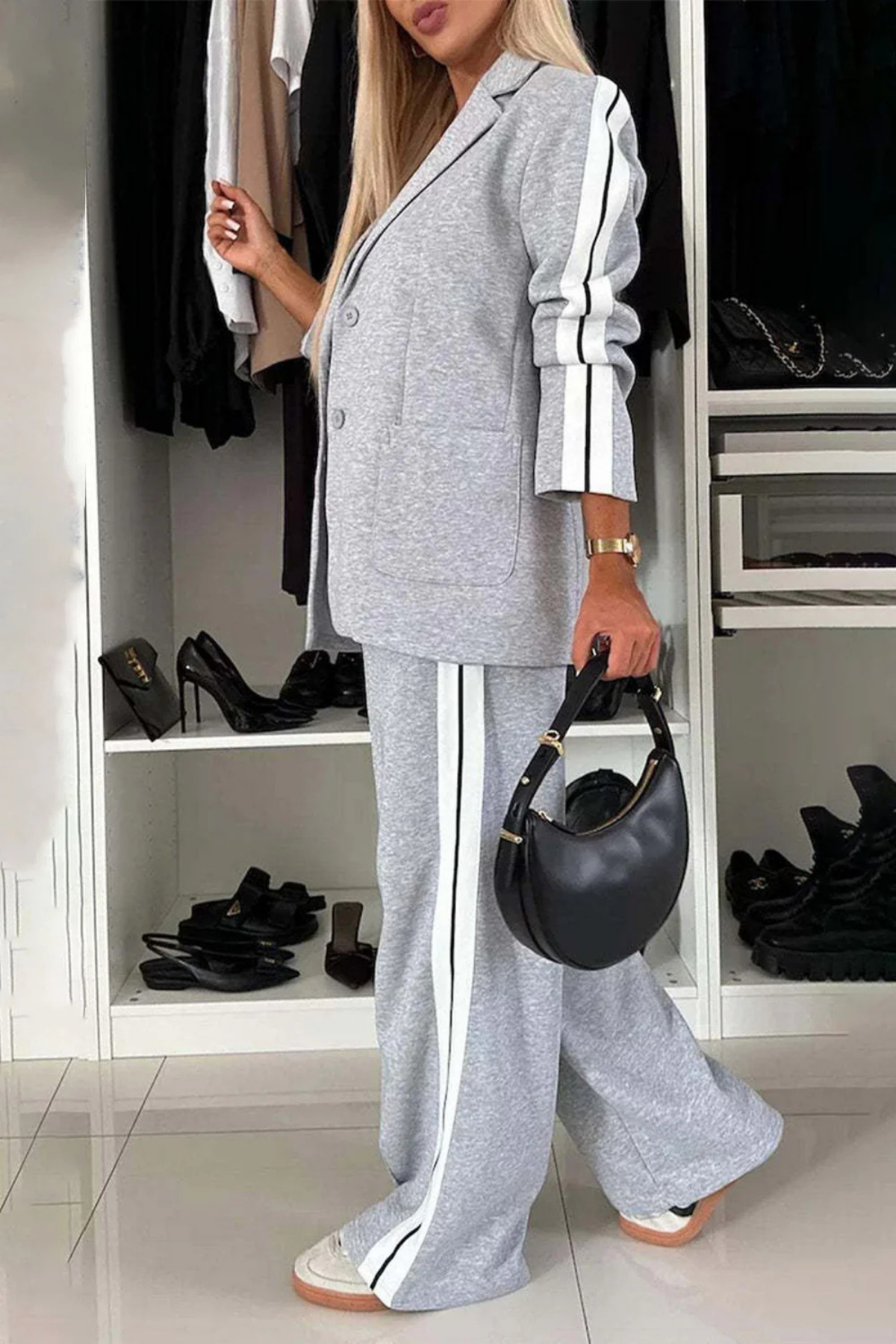 Carmen — Sport Luxe — Komplet dwuczęściowy-15234676654405-Róża Kwiatowa