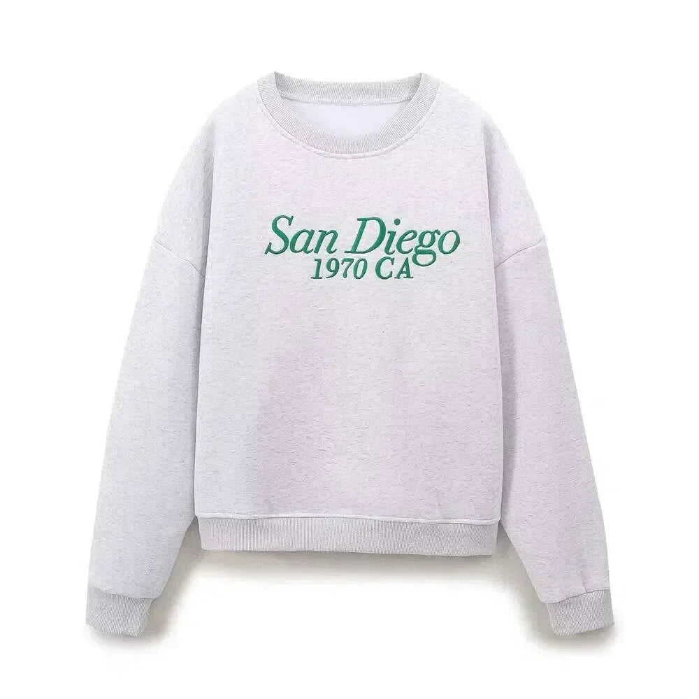 Catalina – Luźna bluza i spodnie dresowe – Zestaw domowy San Diego-15216283091269-Róża Kwiatowa