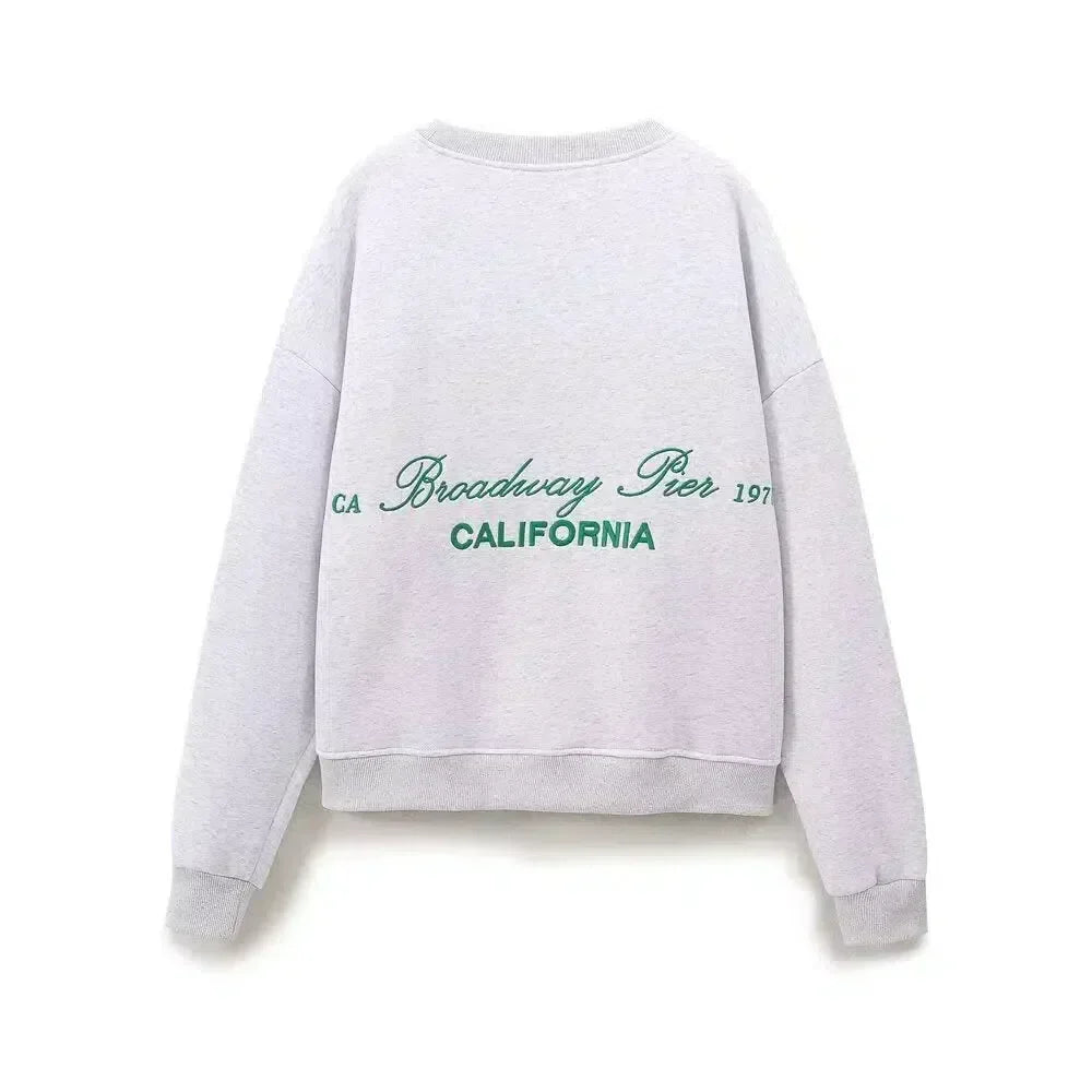 Catalina – Luźna bluza i spodnie dresowe – Zestaw domowy San Diego-15216283091269-Róża Kwiatowa