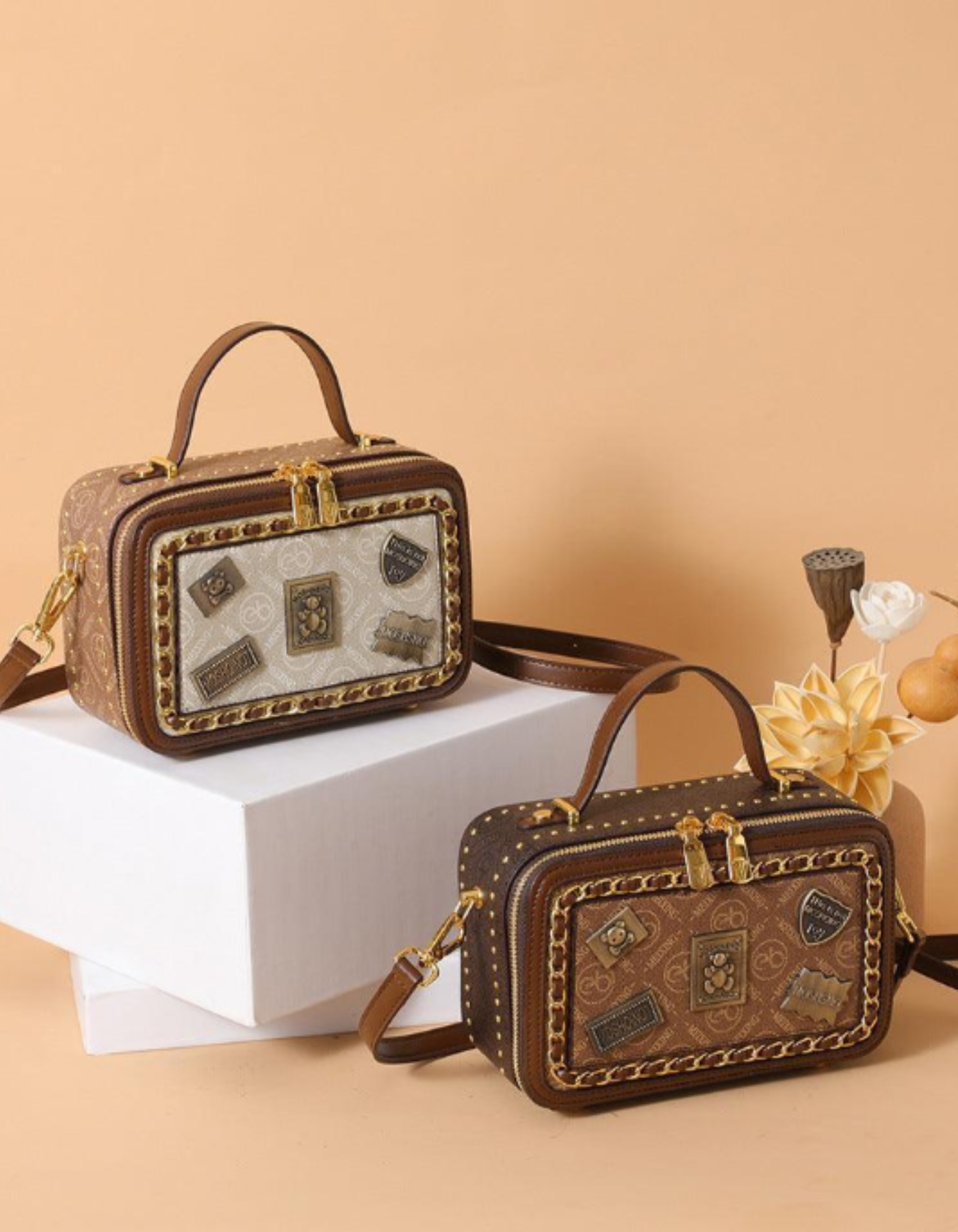Celestia – Vintage patchwork charm – Torba na ramię-15216455483717-Róża Kwiatowa