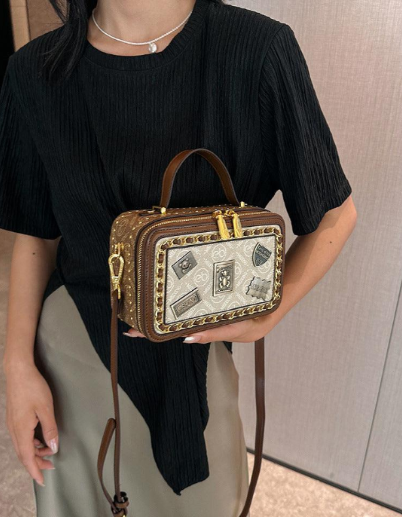 Celestia – Vintage patchwork charm – Torba na ramię-15216455483717-Róża Kwiatowa