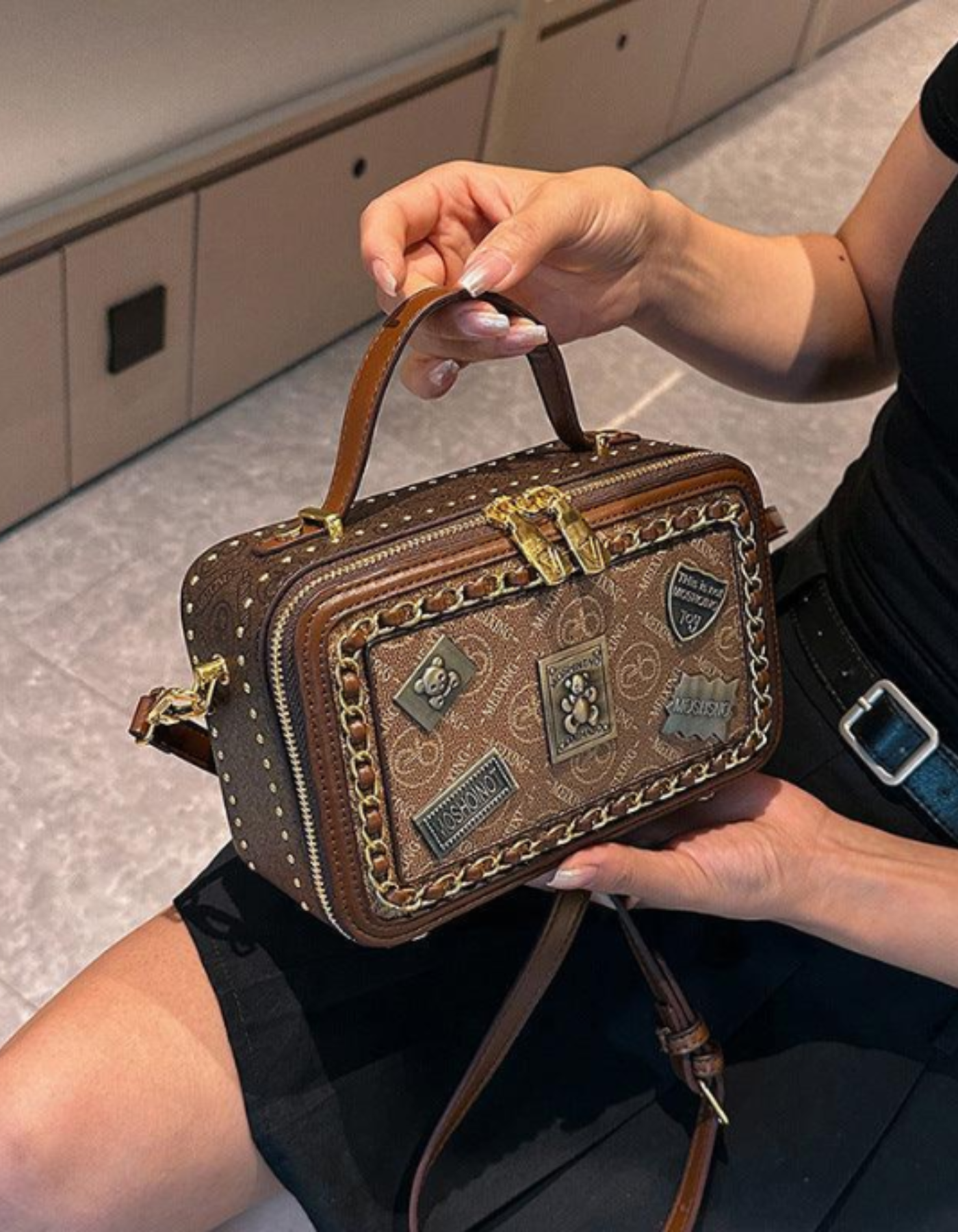 Celestia – Vintage patchwork charm – Torba na ramię-15216455483717-Róża Kwiatowa