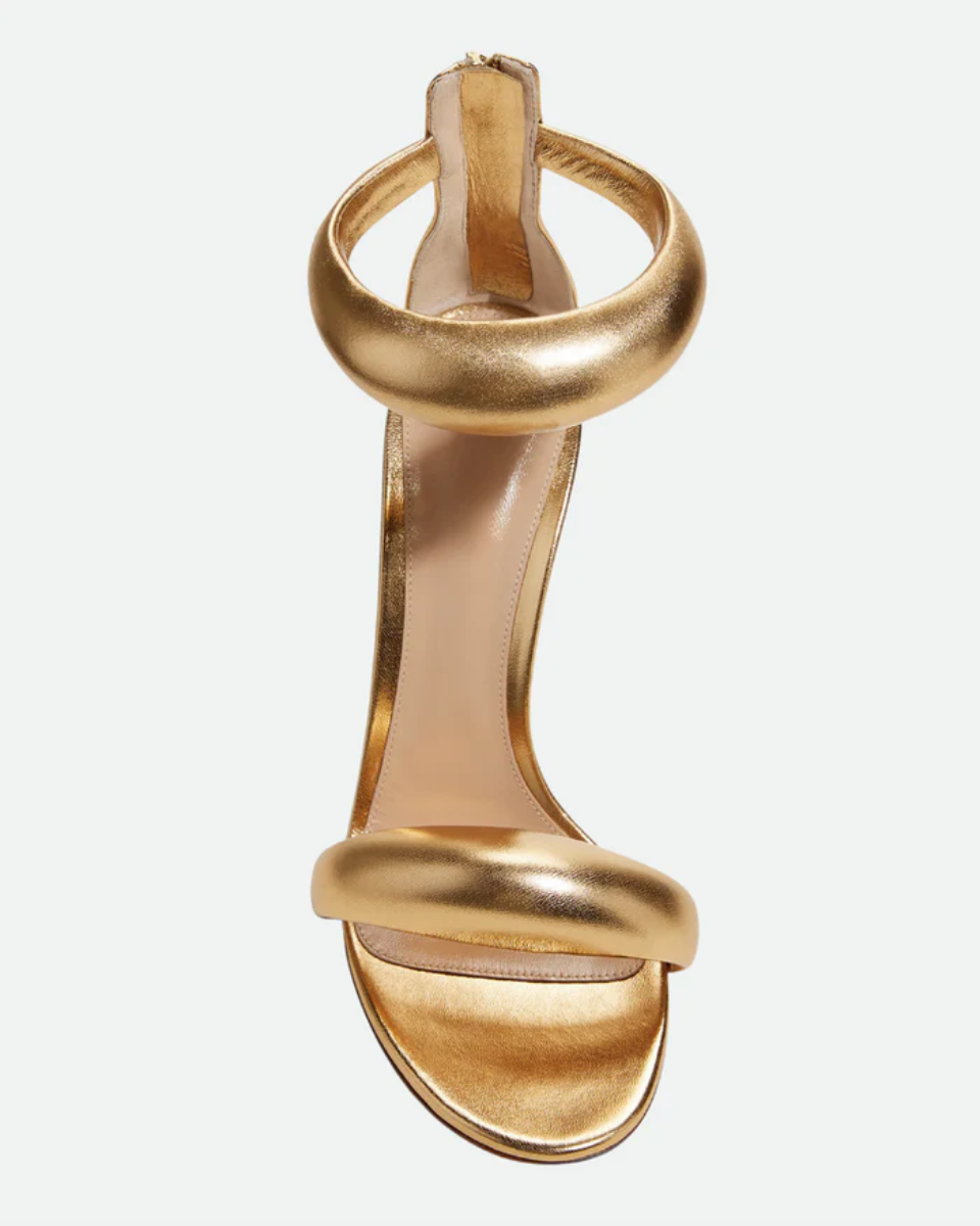 Clémence – Projekt Stiletto – Buty na obcasie z puszystym paskiem wokół kostki-15216331555141-Róża Kwiatowa