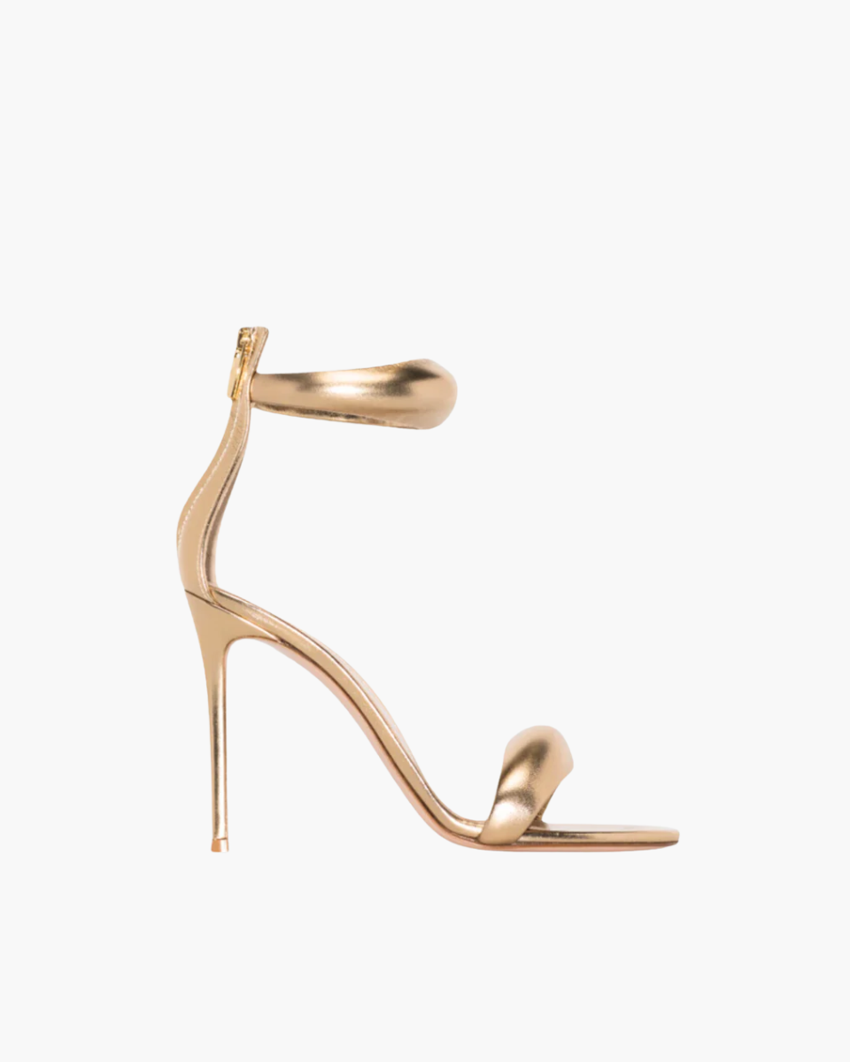 Clémence – Projekt Stiletto – Buty na obcasie z puszystym paskiem wokół kostki-15216331555141-Róża Kwiatowa