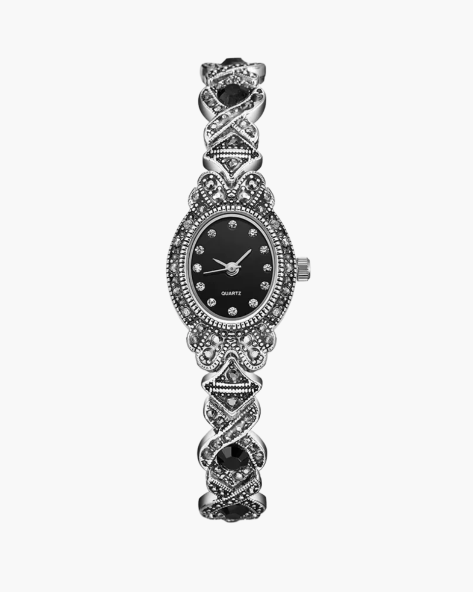 Clessidra – Misterny wzór bransolety – Zegarek vintage-15216229286213-Róża Kwiatowa