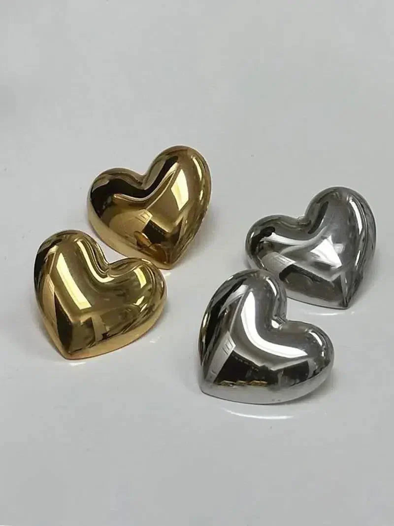 Cuore – Wyrazista forma – Kolczyki serca-15216216277317-Róża Kwiatowa