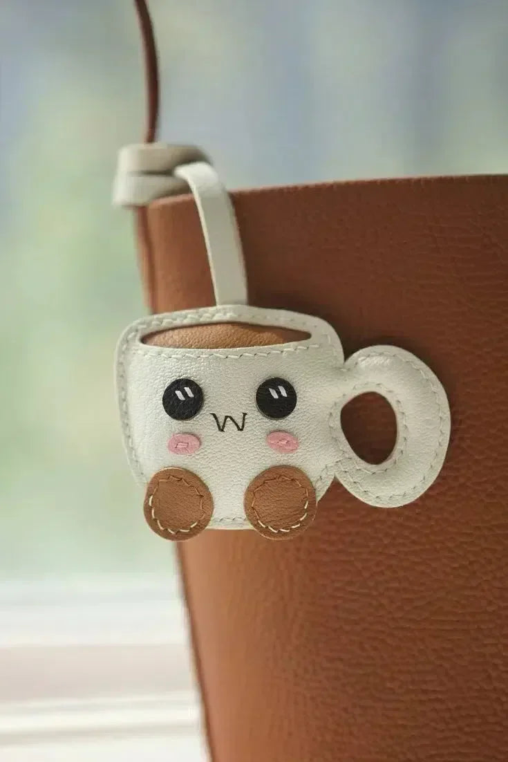 Cuppy the Coffee – Fantazyjny motyw – Zawieszka do torby-15216247046469-Róża Kwiatowa
