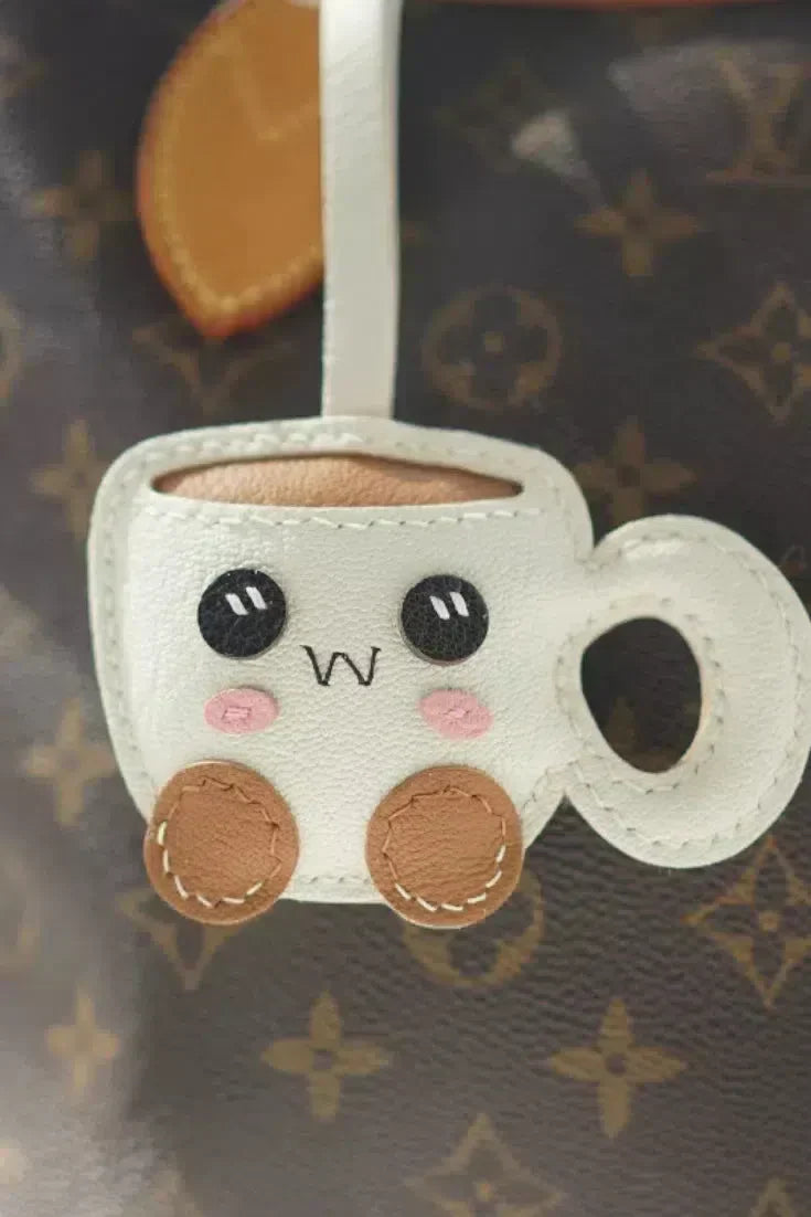Cuppy the Coffee – Fantazyjny motyw – Zawieszka do torby-15216247046469-Róża Kwiatowa