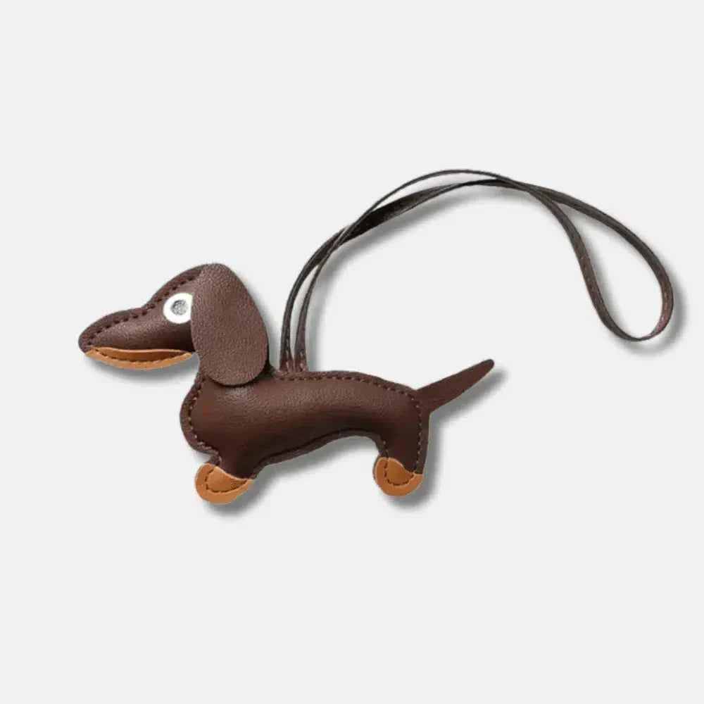Dachshund – Zabawny wzór jamnika – Zawieszka do torby-15216242753861-Róża Kwiatowa