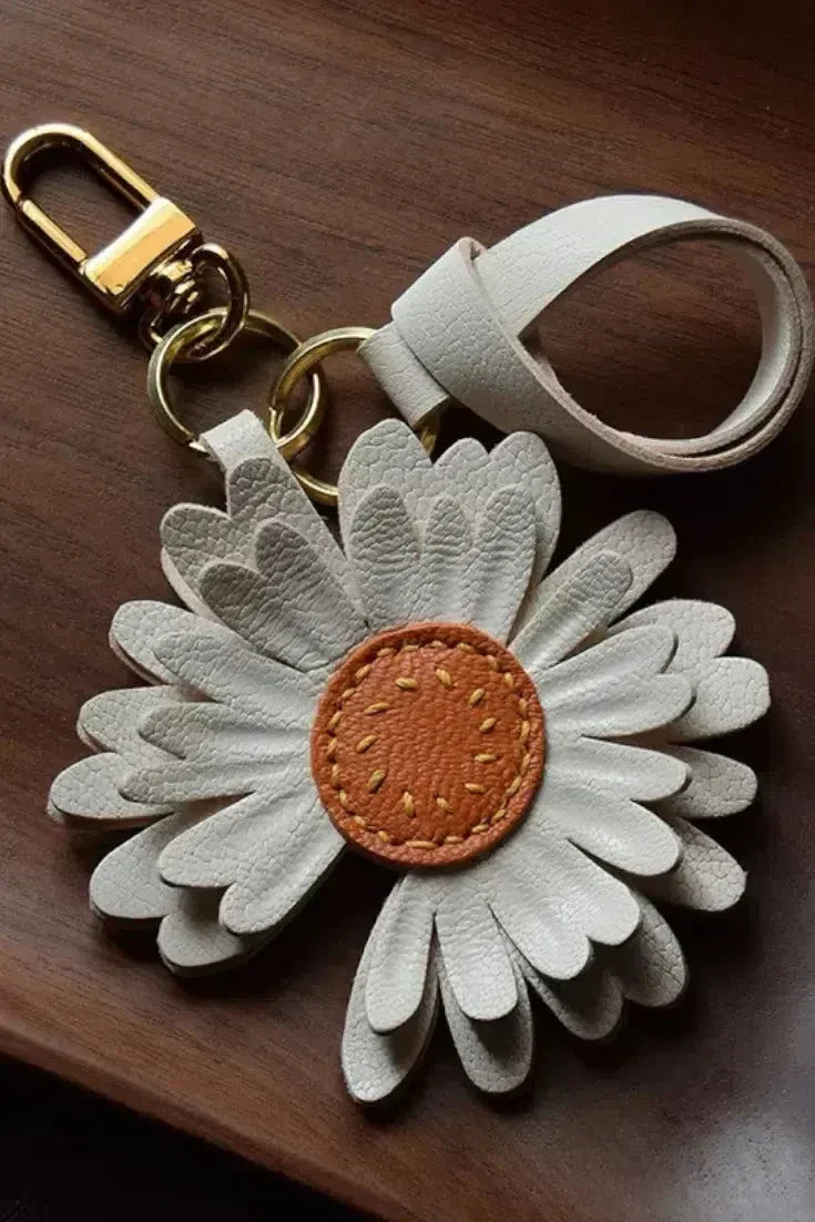 Daisy – Kwiatowy wzór – Zawieszka do torebki-15216247308613-Róża Kwiatowa