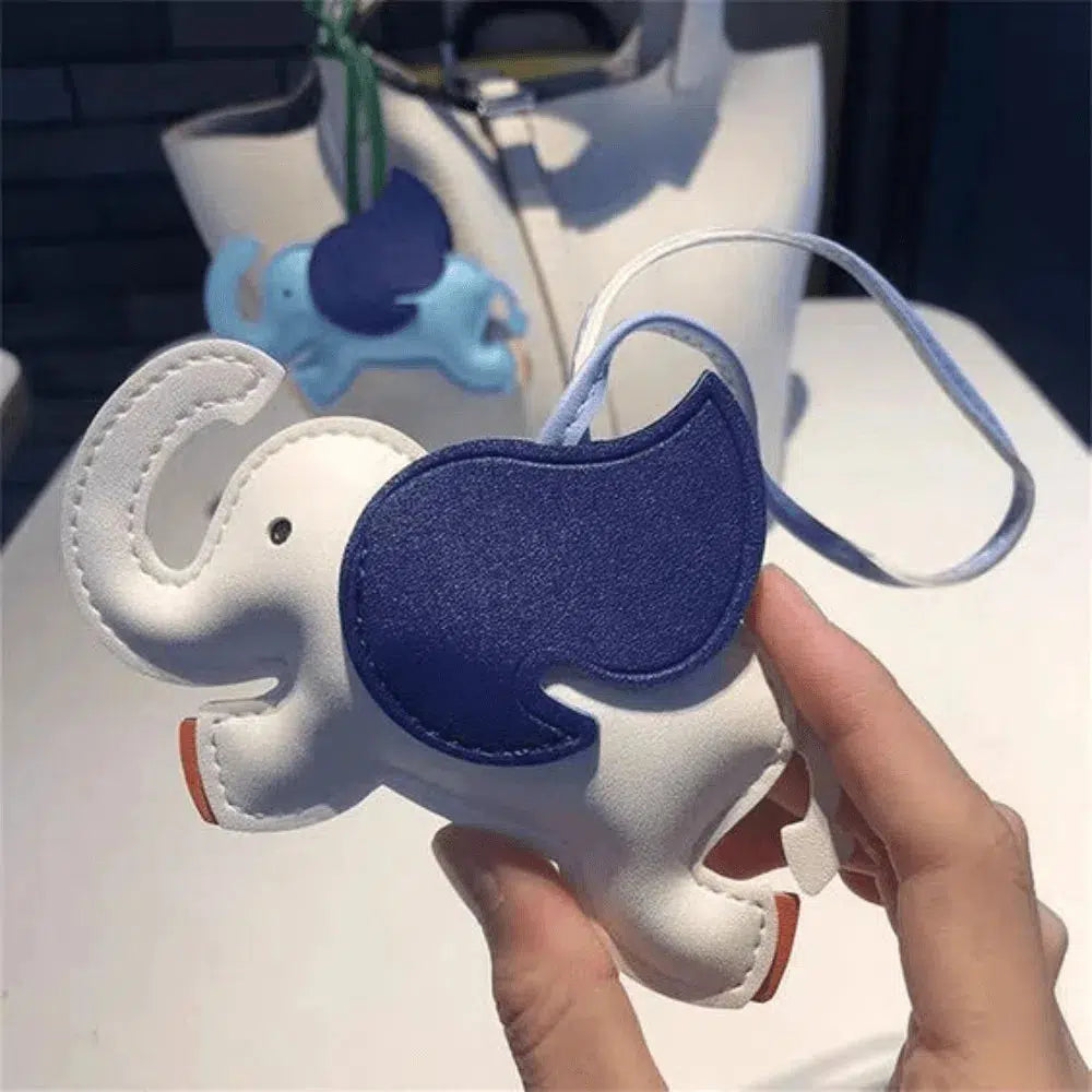 Elephant – Uroczy wzór – Zawieszka do torebki-15216248652101-Róża Kwiatowa