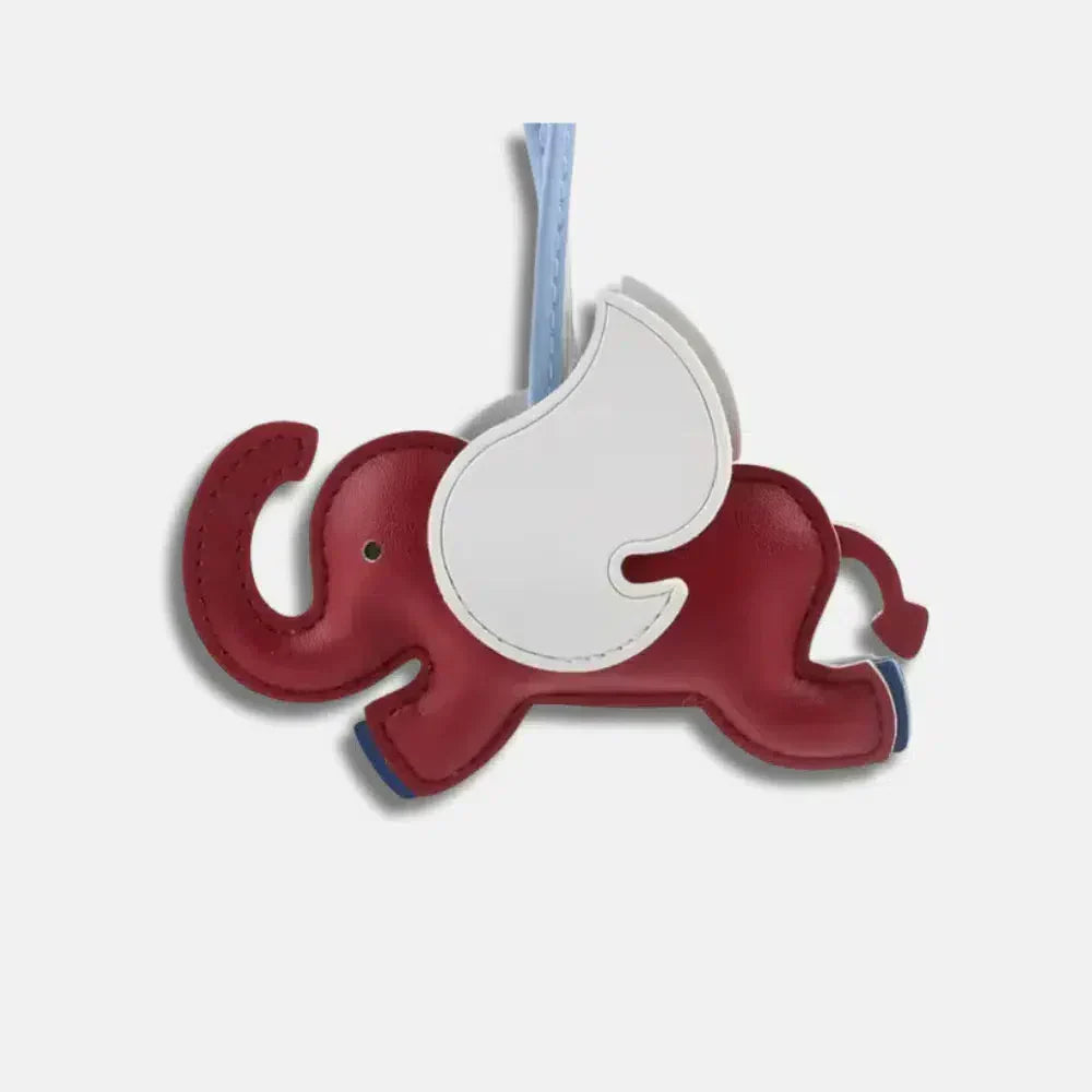 Elephant – Uroczy wzór – Zawieszka do torebki-15216248652101-Róża Kwiatowa