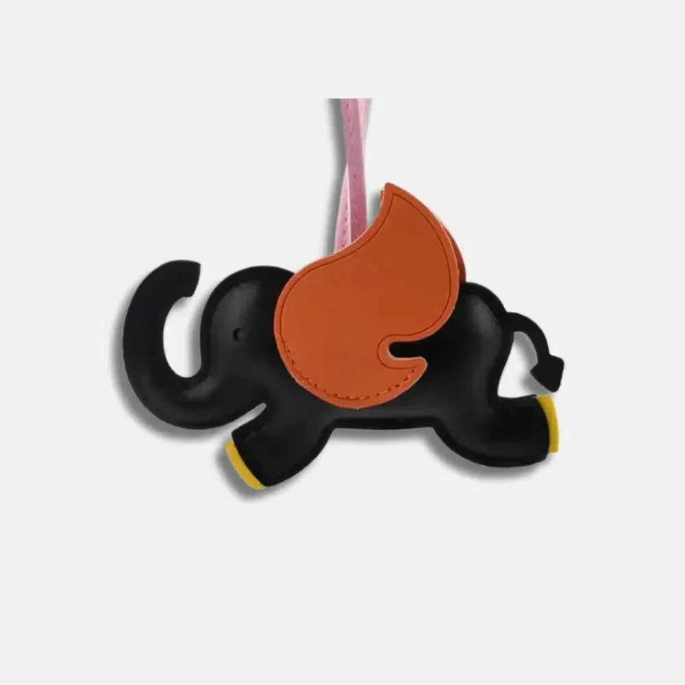 Elephant – Uroczy wzór – Zawieszka do torebki-15216248652101-Róża Kwiatowa