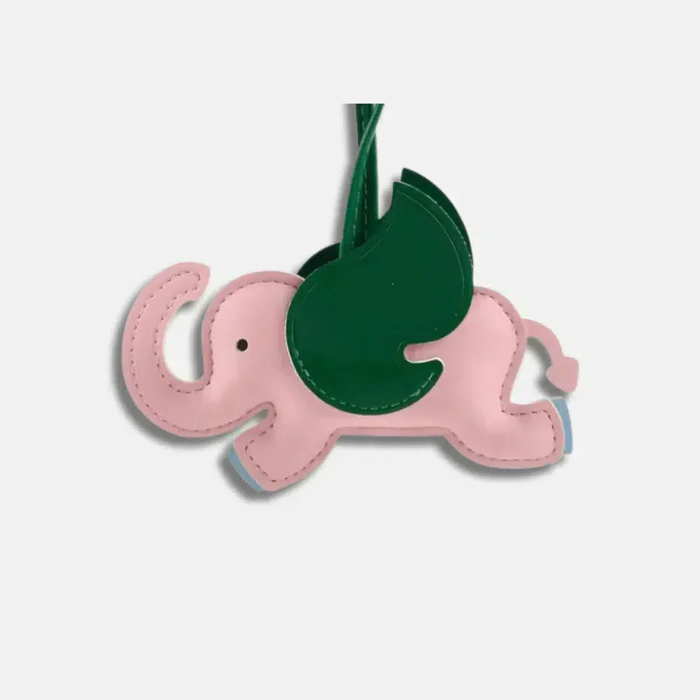 Elephant – Uroczy wzór – Zawieszka do torebki-15216248652101-Róża Kwiatowa