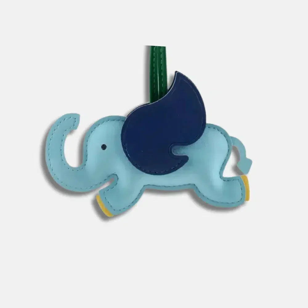 Elephant – Uroczy wzór – Zawieszka do torebki-15216248652101-Róża Kwiatowa