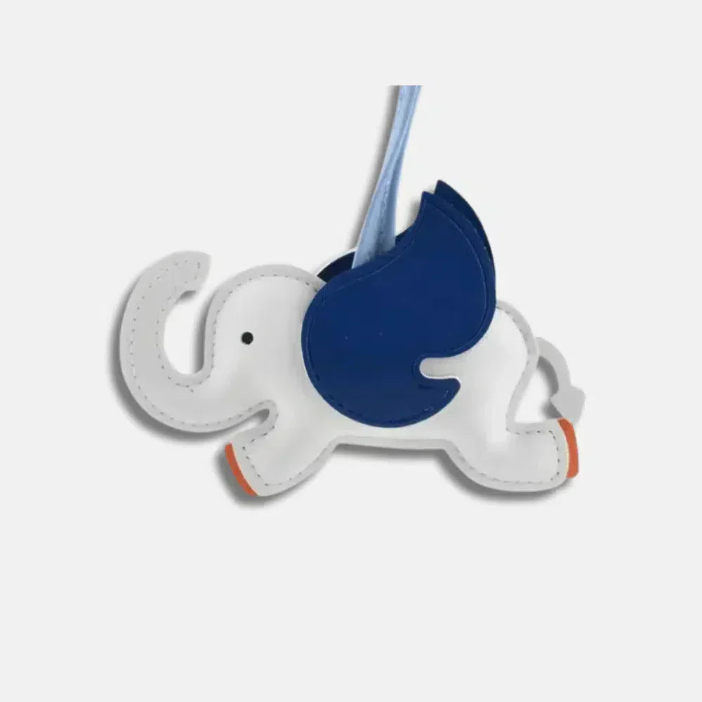 Elephant – Uroczy wzór – Zawieszka do torebki-15216248652101-Róża Kwiatowa