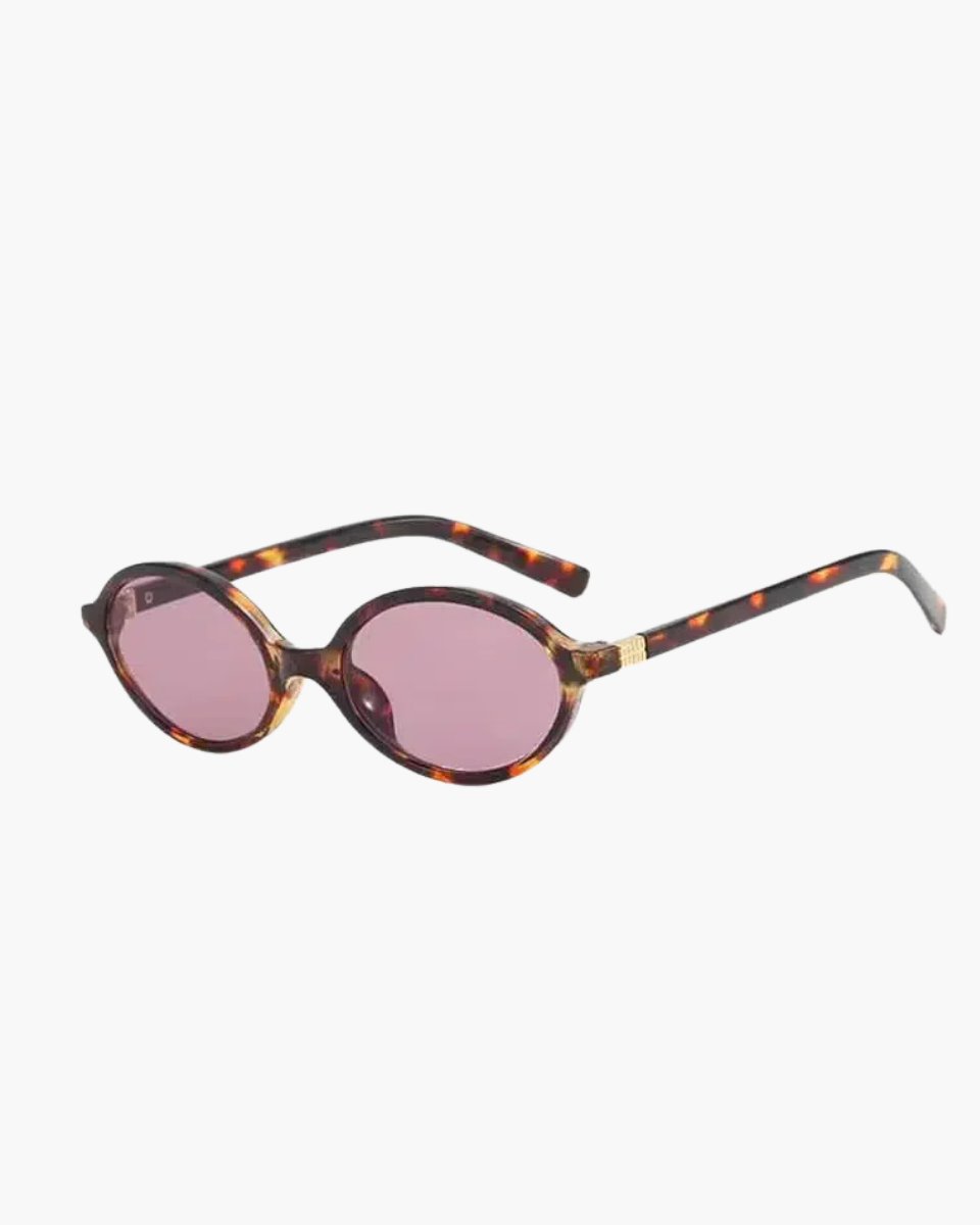 Elisa – Ponadczasowy design – Owalne okulary przeciwsłoneczne-15216196256069-Róża Kwiatowa