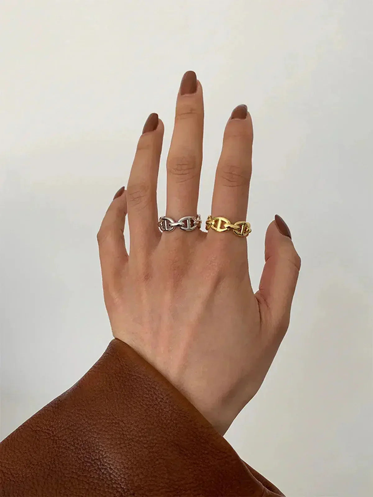 Elisia – Minimalistyczny design – Połączona obrączka-15216226042181-Róża Kwiatowa
