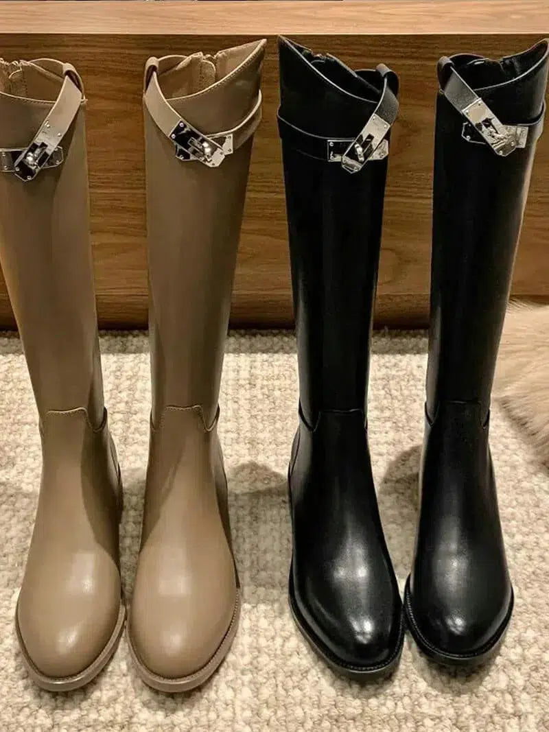 Fabiana – Srebrna klamra – Buty z wegańskiej skóry-15216330146117-Róża Kwiatowa