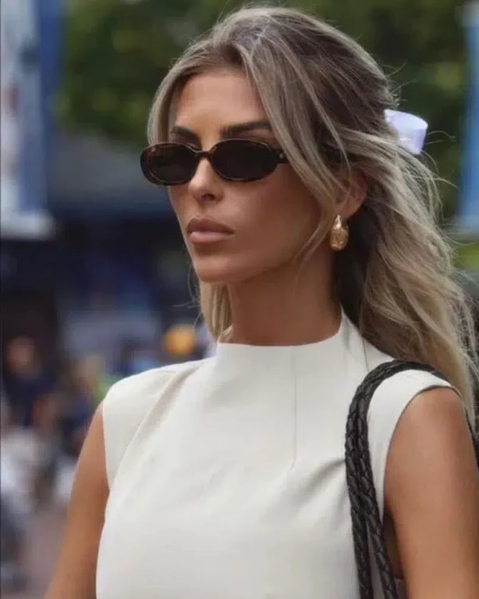 Fiorella – Owalna oprawka w stylu retro – Okulary przeciwsłoneczne-15216209887557-Róża Kwiatowa