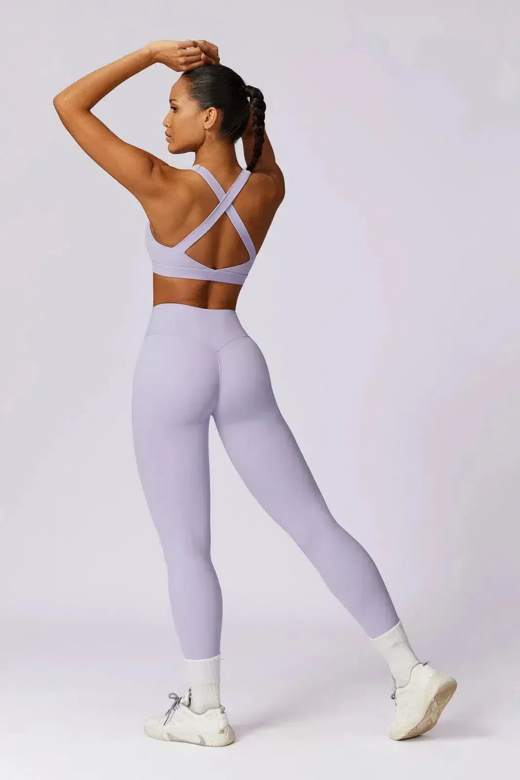 Galilea – Wysoki stan – Legginsy treningowe-15216377626949-Róża Kwiatowa