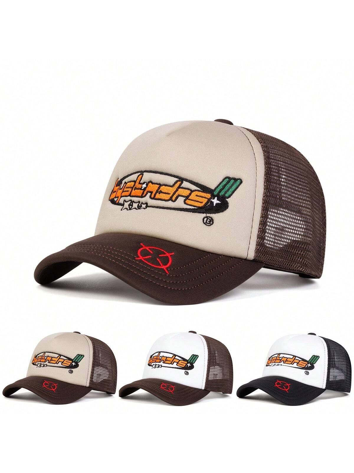Hybrento – Retro tech – Czapka truckerka z siateczką-15216288039237-Róża Kwiatowa