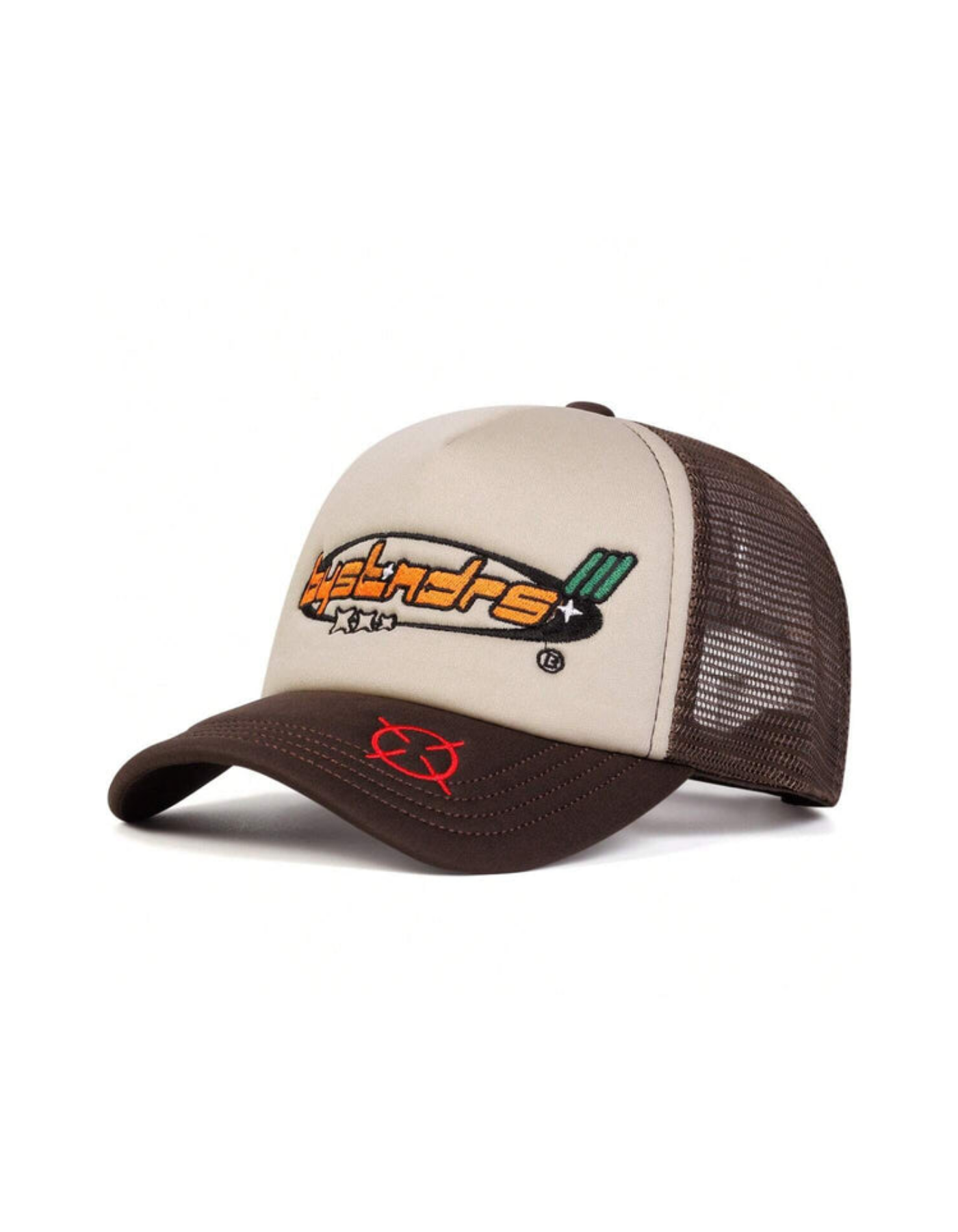 Hybrento – Retro tech – Czapka truckerka z siateczką-15216288039237-Róża Kwiatowa