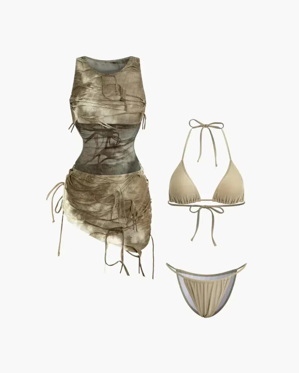Lazina – Żywe kolory – Zestaw bikini w stylu tie-dye-15216252584261-Róża Kwiatowa