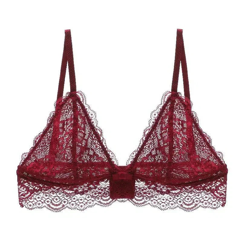 Linore – Trójkątna koronka – Bralette-15216282861893-Róża Kwiatowa